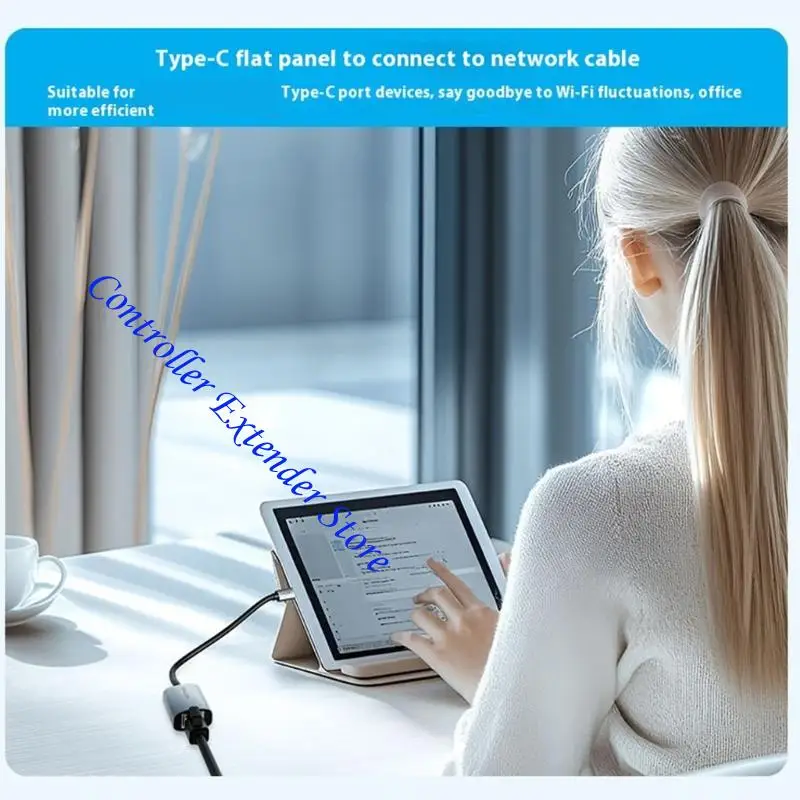 N84B USB C to Ethernet Adapter Gigabit RJ45 1000Mbps Type C Networking Converter
N84B USB C to Ethernet Adapter Gigabit RJ45 1000Mbps Type C Networking Converter