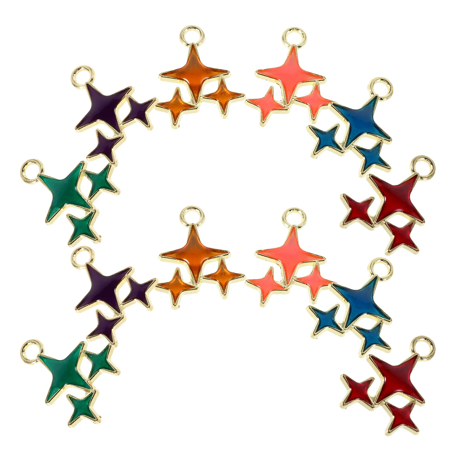 60pcs Star Earrings Accessories Durable Alloy Hair Charms Jewelry Making Components Bracelet Pendant DIY Decorations
60pcs Star Earrings Accessories Durable Alloy Hair Charms Jewelry Making Components Bracelet Pendant DIY Decorations