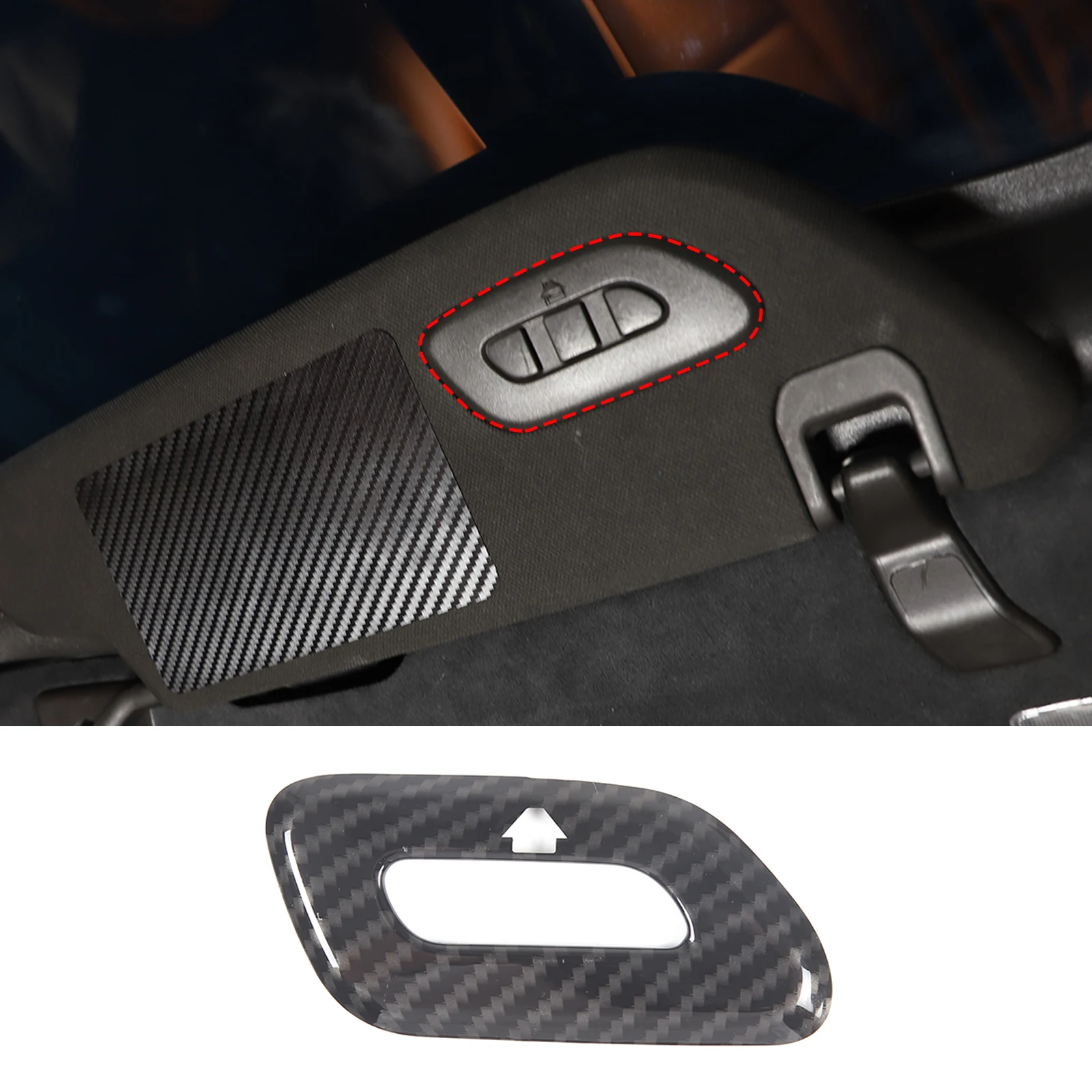 For Chevrolet Corvette C7 2014-2019 ABS Car Roof Makeup Mirror Garage Remote Control Switch Trim Cover Car Accessories
For Chevrolet Corvette C7 2014-2019 ABS Car Roof Makeup Mirror Garage Remote Control Switch Trim Cover Car Accessories