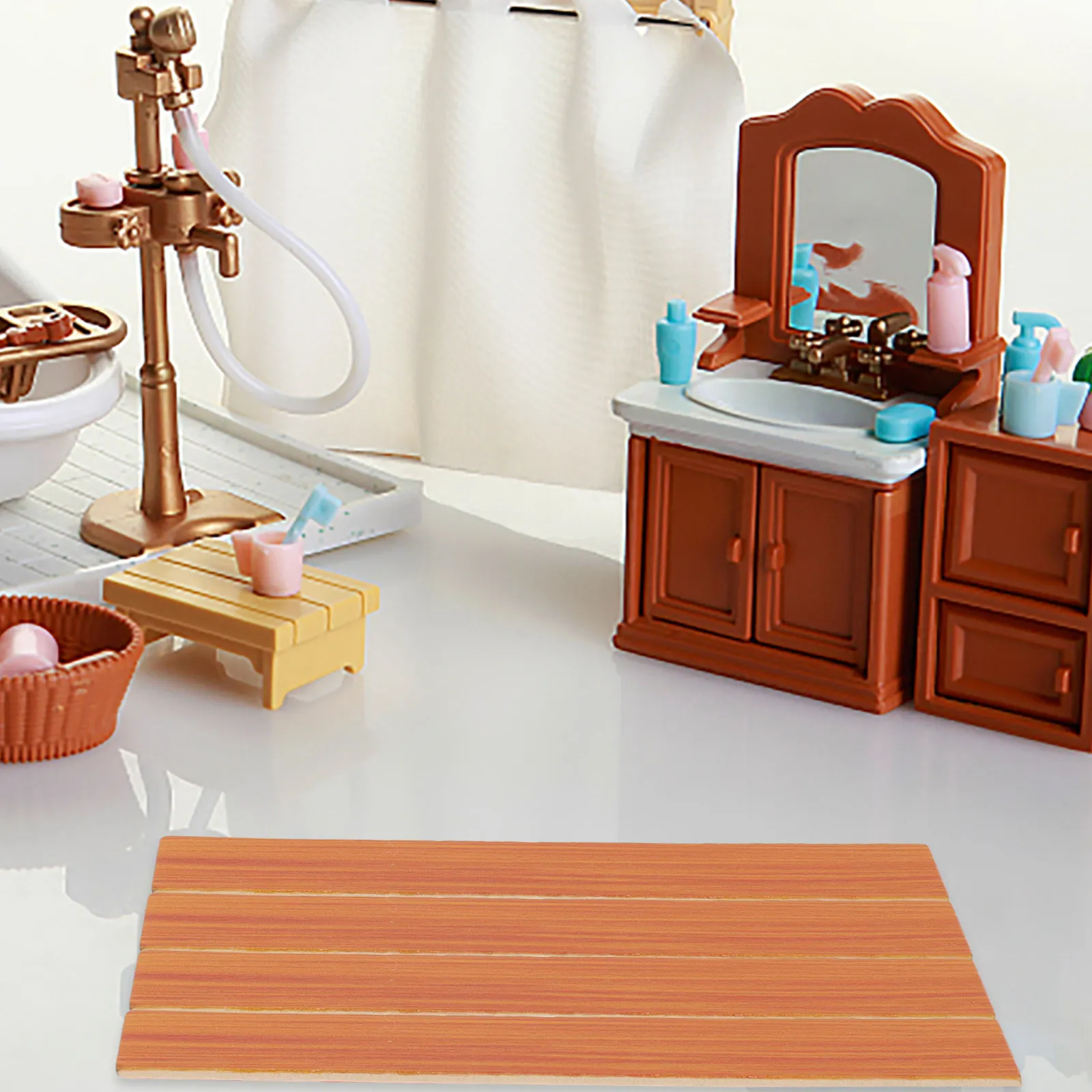 20Pcs Mini Wood Flooring Miniature House Accessories Smooth Surface DIY Tiny Floorboard Decoration for Miniature Home Scene
20Pcs Mini Wood Flooring Miniature House Accessories Smooth Surface DIY Tiny Floorboard Decoration for Miniature Home Scene