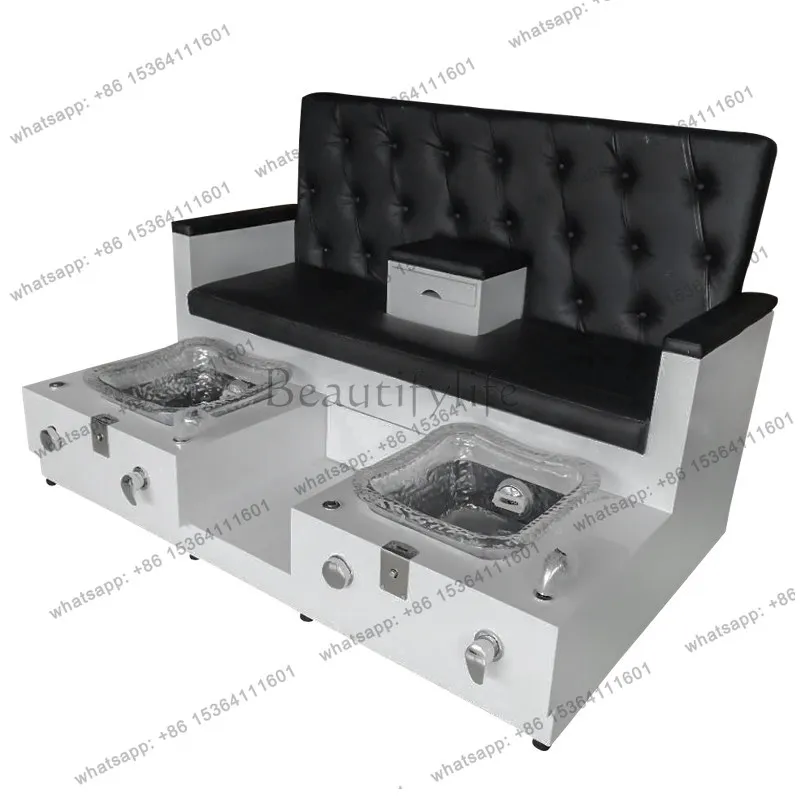 Double seat with vibration foot massage chair three seats and two seats for hand and foot pedicure
Double seat with vibration foot massage chair three seats and two seats for hand and foot pedicure