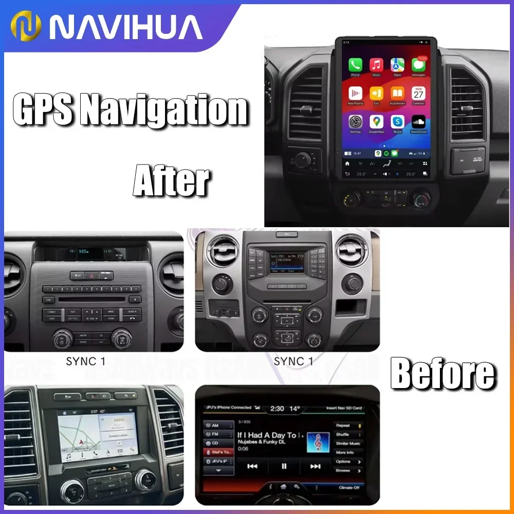 8+128GB 14.5" Android 13 Qualcomm Car Radio for Ford F150 2015-2022 GPS Navigation Multimedia Player 4G Wireless Carplay
8+128GB 14.5" Android 13 Qualcomm Car Radio for Ford F150 2015-2022 GPS Navigation Multimedia Player 4G Wireless Carplay
