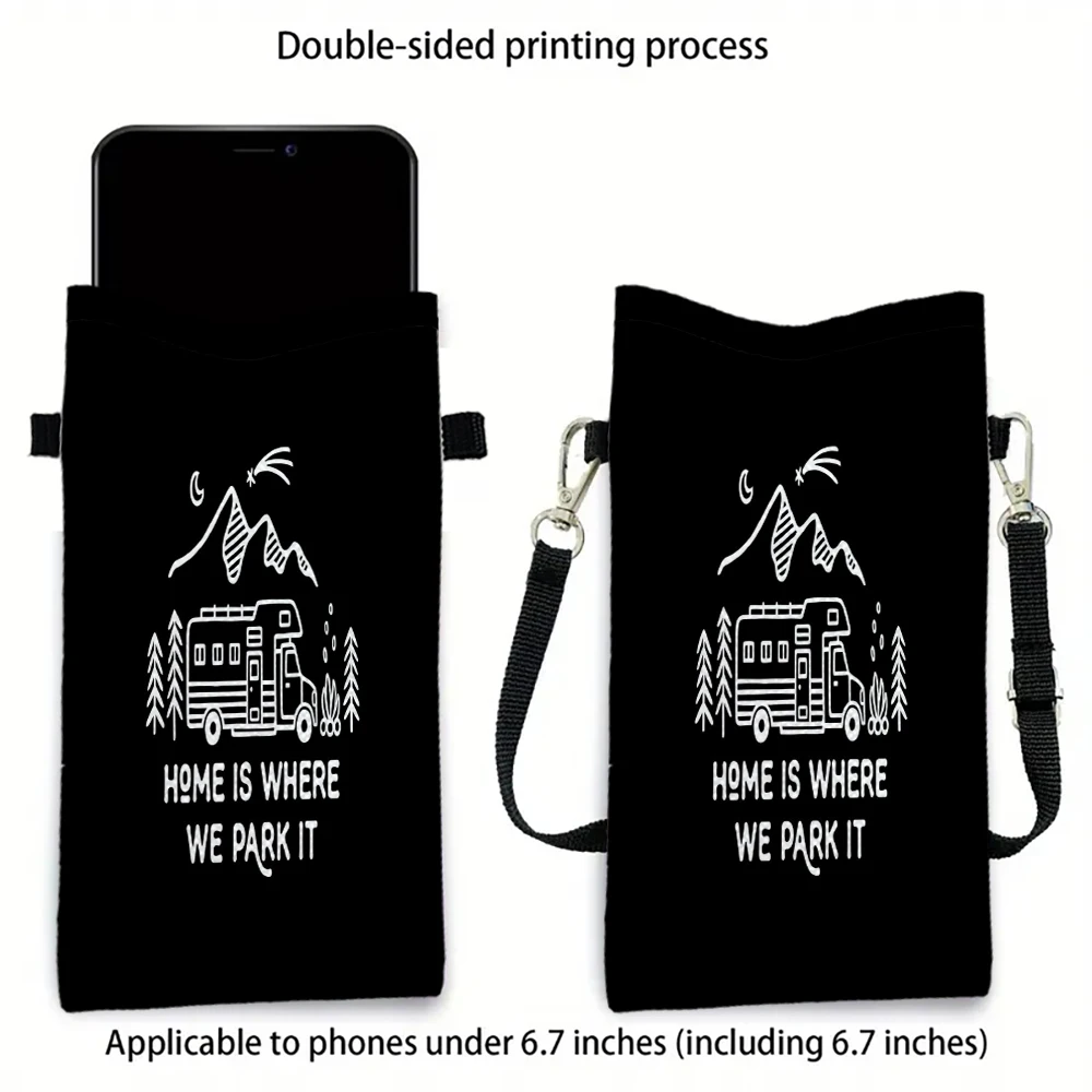 Home Is Where We Park It Car CrossbodyBag Print Phone Wallet with Adjustable Shoulder Strap Unisex Design for Daily Use5.27
Home Is Where We Park It Car CrossbodyBag Print Phone Wallet with Adjustable Shoulder Strap Unisex Design for Daily Use5.27