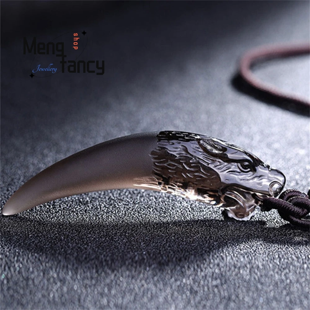 A Natural Ice - Type Obsidian Wolf - Tooth Pendant Men's Necklace Is Trendy, Simple And Individual Fashion Jewelry Best Selling
A Natural Ice - Type Obsidian Wolf - Tooth Pendant Men's Necklace Is Trendy, Simple And Individual Fashion Jewelry Best Selling