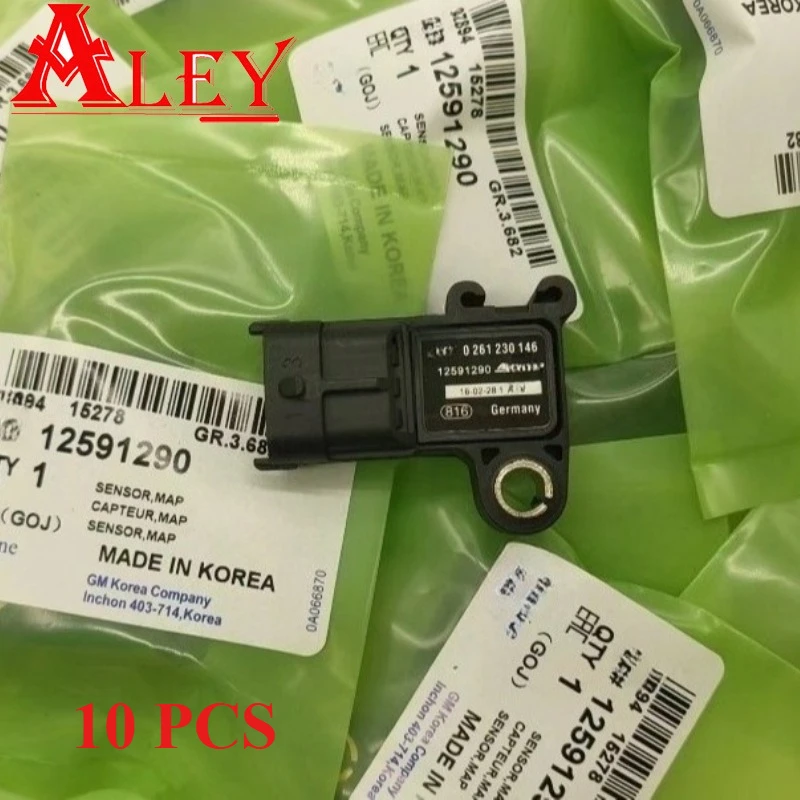 10PCS 0261230146 12591290 Original MAP Manifold Absolute Pressure Sensors for Buick Regal for Chevrolet Camaro Cruze GM Terrain
10PCS 0261230146 12591290 Original MAP Manifold Absolute Pressure Sensors for Buick Regal for Chevrolet Camaro Cruze GM Terrain