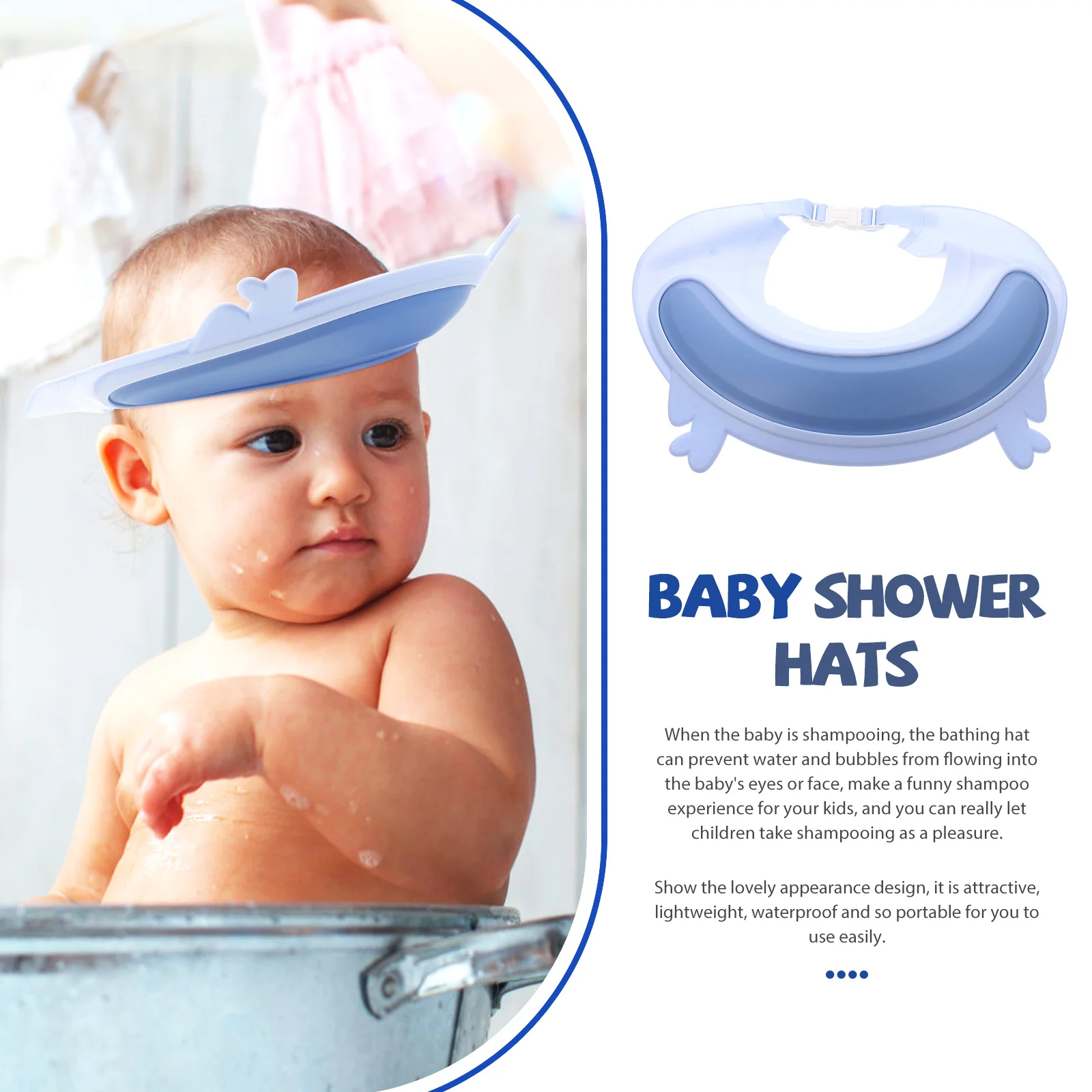 Washing Hair Waterproof Cap Kids Baby Shower Hat Toddler Bath Visor Haircut Hats Plastic Infant Shampoo Supplies
Washing Hair Waterproof Cap Kids Baby Shower Hat Toddler Bath Visor Haircut Hats Plastic Infant Shampoo Supplies