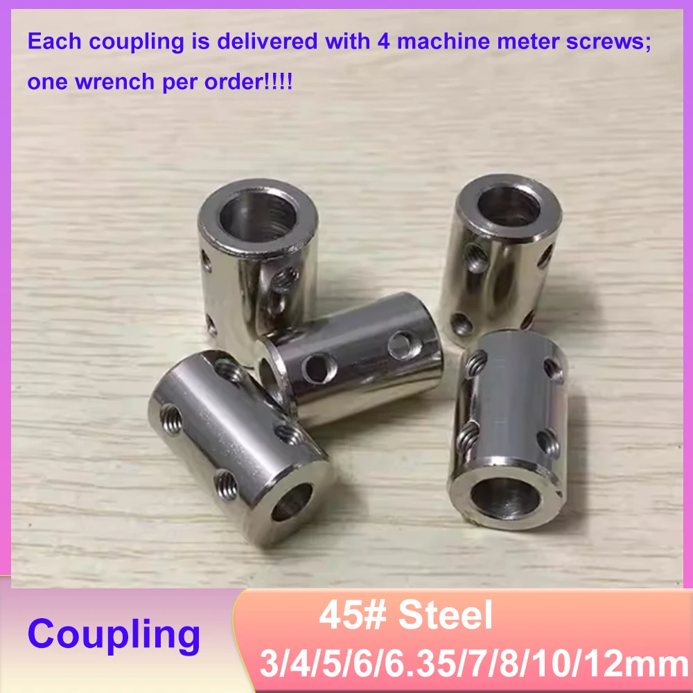 1pcs Rigid Coupling 3/4/5/6/6.35/7/8/10/12mm Motor Shaft Variable Diameter Conversion Connector Cylindrical Coupling DIY Model
1pcs Rigid Coupling 3/4/5/6/6.35/7/8/10/12mm Motor Shaft Variable Diameter Conversion Connector Cylindrical Coupling DIY Model