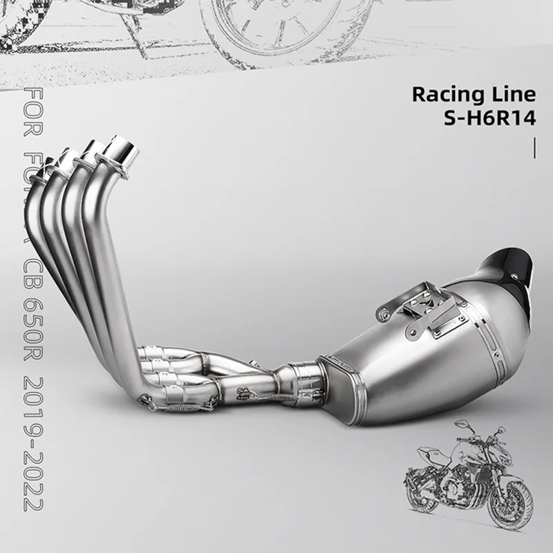 For CB650R Motorcycle Full System Exhaust Modified Front Middle Link Pipe Muffler For Honda CBR650R CBR650F CB650R CB650F
For CB650R Motorcycle Full System Exhaust Modified Front Middle Link Pipe Muffler For Honda CBR650R CBR650F CB650R CB650F