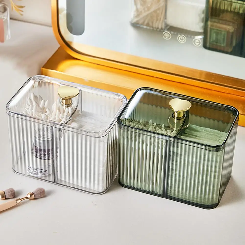 Multifunctional Cotton Swab Holder Cosmetic Storage Box with Lid Acrylic Dustproof Storage Box Organize Cotton Swabs Makeup
Multifunctional Cotton Swab Holder Cosmetic Storage Box with Lid Acrylic Dustproof Storage Box Organize Cotton Swabs Makeup