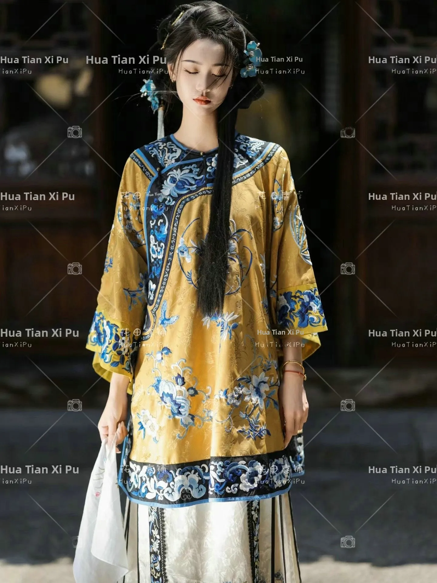 Traditional Chinese Style Photography Costume Set Print Gege Flag Dress Evening Qing Han Women's Clothing Travel Photography
Traditional Chinese Style Photography Costume Set Print Gege Flag Dress Evening Qing Han Women's Clothing Travel Photography