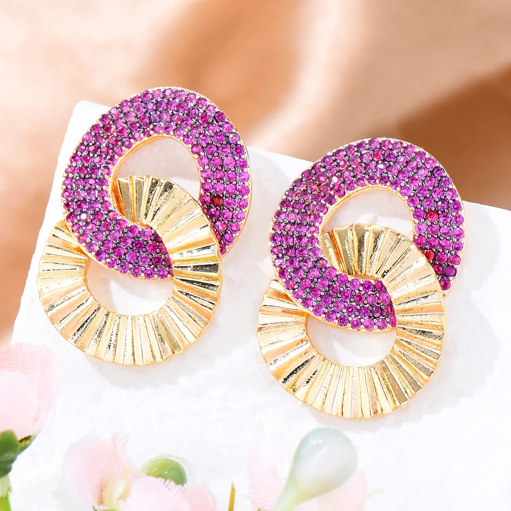 Missvikki New Luxury Shiny Earrings Fashion Romantic for Women Girl Party Daily Trendy Earrings High Quality Best Gift for Lady
Missvikki New Luxury Shiny Earrings Fashion Romantic for Women Girl Party Daily Trendy Earrings High Quality Best Gift for Lady
