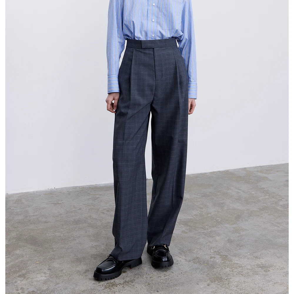 Мужские шерстяные брюки в клетку оверсайз с высокой талией, удлиненные, до пола, от MeeMeeLab
Мужские шерстяные брюки в клетку оверсайз с высокой талией, удлиненные, до пола, от MeeMeeLab