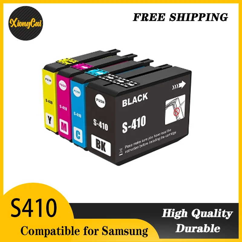 Compatible for INK-K410 INK-Y410 S410 410 Premium Color Compatible Ink Cartridge For Samsung SL-J2920W SL-J2960FW
Compatible for INK-K410 INK-Y410 S410 410 Premium Color Compatible Ink Cartridge For Samsung SL-J2920W SL-J2960FW