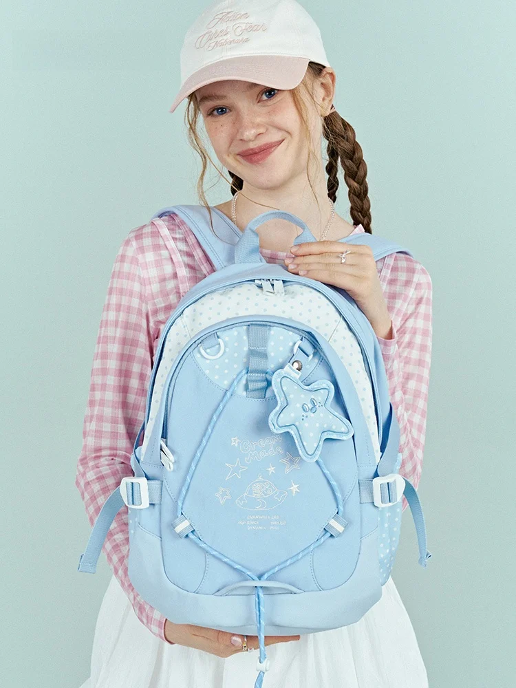 VANWALK Original High Aesthetic Value Casual Commuting High School Girls Double Shoulder Bag Student Travel Lightweight Backpack
VANWALK Original High Aesthetic Value Casual Commuting High School Girls Double Shoulder Bag Student Travel Lightweight Backpack