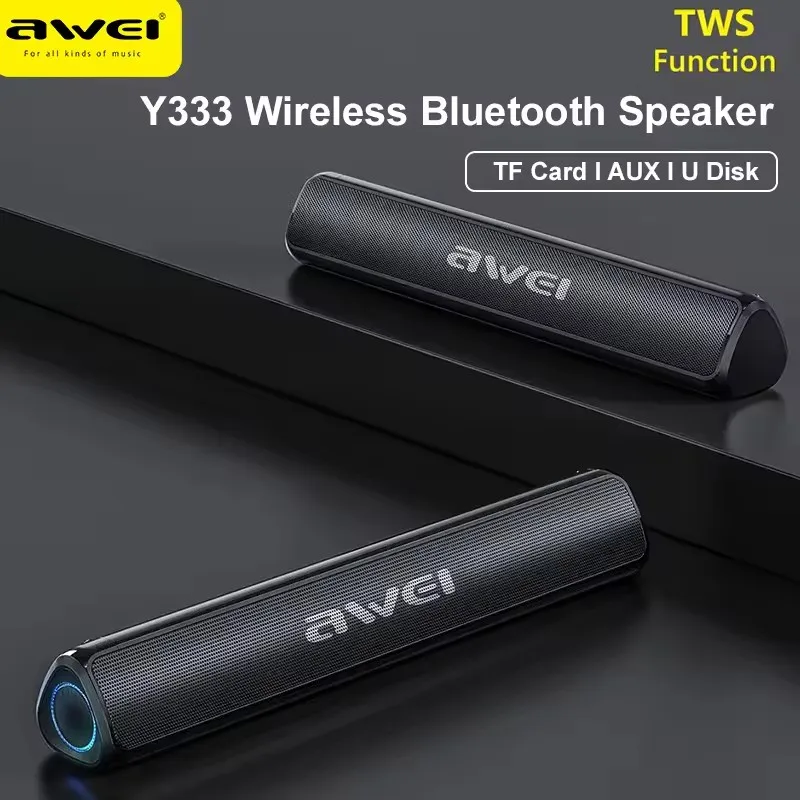Awei Wireless Bluetooth Speaker Stereo Subwoofer for Family Party Birthday Queue Audio Music Player Speaker support TF card AUX
Awei Wireless Bluetooth Speaker Stereo Subwoofer for Family Party Birthday Queue Audio Music Player Speaker support TF card AUX