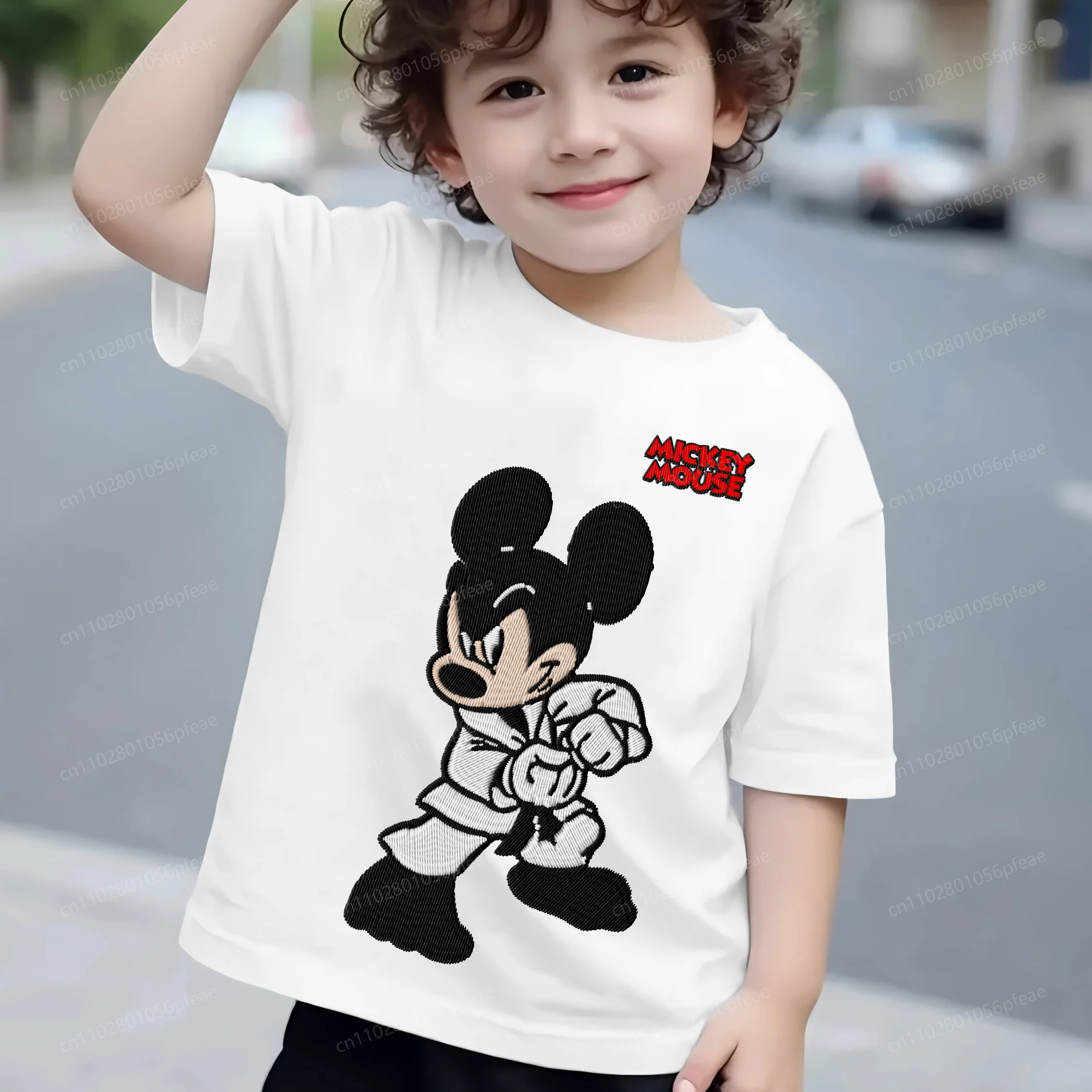 T-shirts for Boys O-neck Embroidery Mickey 3D Printing Children Summer Clothes Clothing Children's Disney Boy T-shirt Mickey Top
T-shirts for Boys O-neck Embroidery Mickey 3D Printing Children Summer Clothes Clothing Children's Disney Boy T-shirt Mickey Top