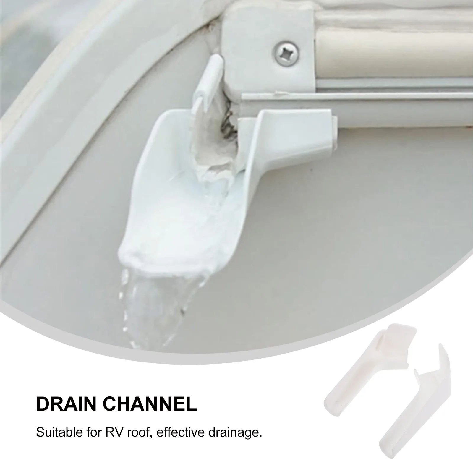 2pcs Rv Spouts Rainwater Roof Drainage Set Left Right Durable Waterproof Accessories For Camper Efficient Water Diversion Easy
2pcs Rv Spouts Rainwater Roof Drainage Set Left Right Durable Waterproof Accessories For Camper Efficient Water Diversion Easy
