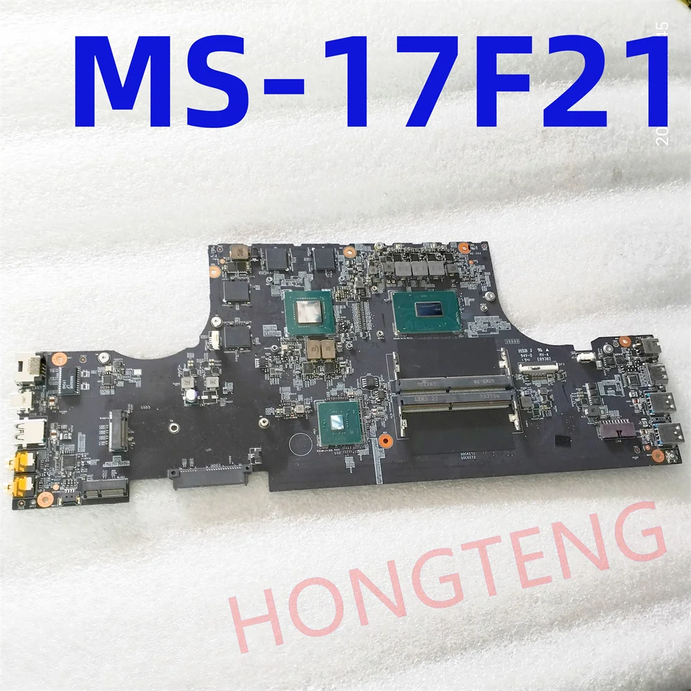 Original MS-17F21 FOR MSI GF75 THIN 9SC MS-17F2 LAPTOP MOTHERBOARD WITH I7-9750H AND GTX1050M TEST OK
Original MS-17F21 FOR MSI GF75 THIN 9SC MS-17F2 LAPTOP MOTHERBOARD WITH I7-9750H AND GTX1050M TEST OK