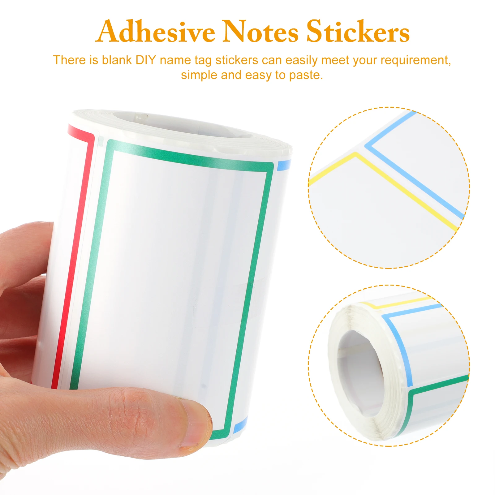 1 Roll Colored Name Tag Stickers Blank Adhesive Labels DIY Name Tags for School Office Organization Adhesive Notes Stickers
1 Roll Colored Name Tag Stickers Blank Adhesive Labels DIY Name Tags for School Office Organization Adhesive Notes Stickers