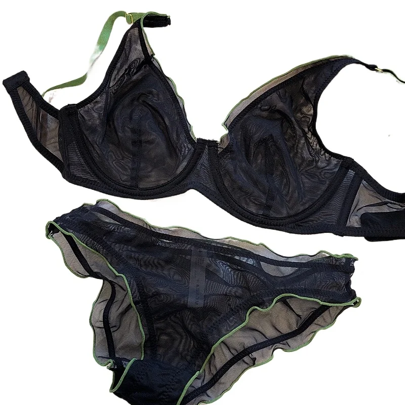 French Minimizer Bra Plus Size Triangle Cup Push Up Underwire Sexy Mesh Lingerie Set Large Bust Support 32-40KUCLUT Panty Tushy
French Minimizer Bra Plus Size Triangle Cup Push Up Underwire Sexy Mesh Lingerie Set Large Bust Support 32-40KUCLUT Panty Tushy