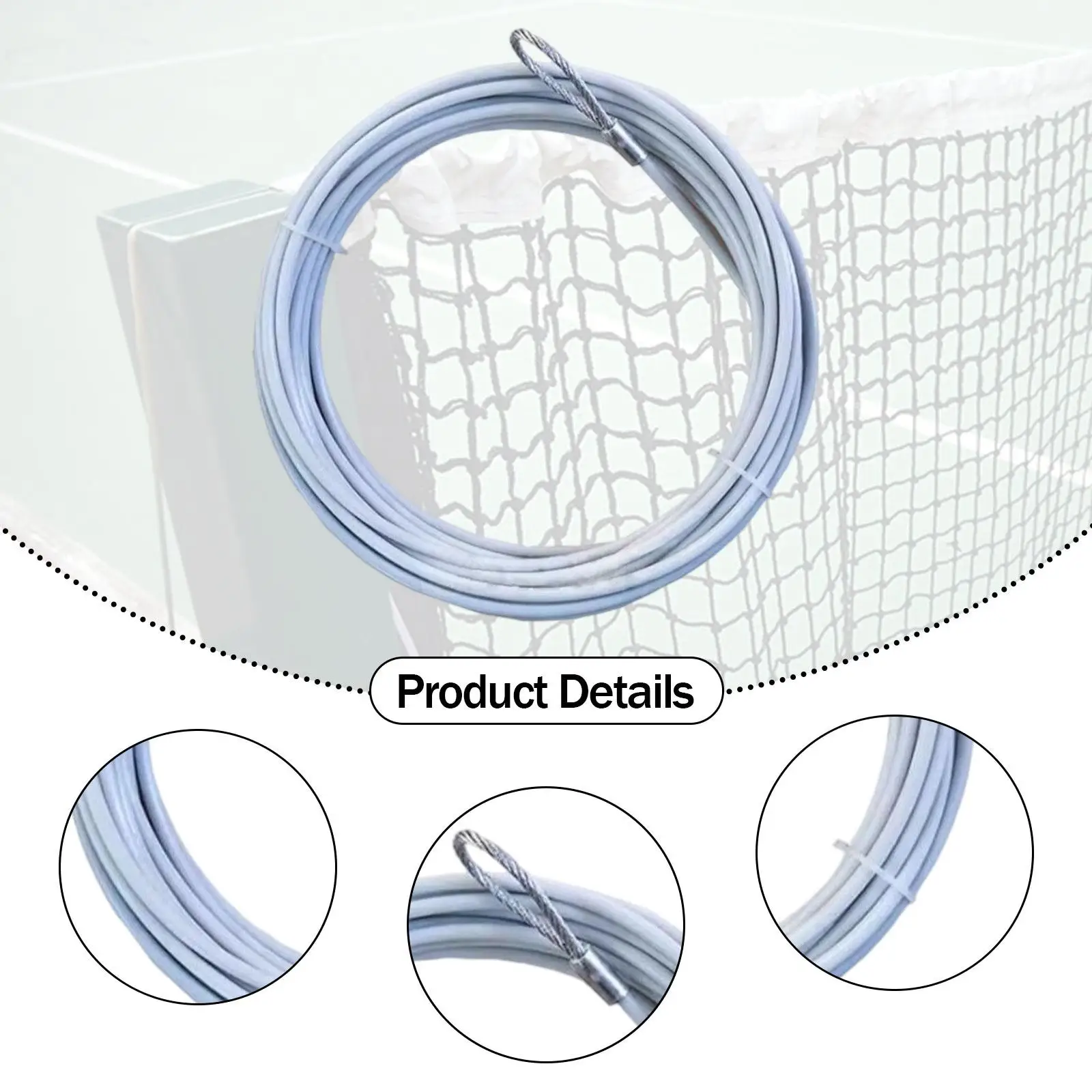 Tennis Net Cable Replacement Professional Headline Cord Volleyball Net Steel Cable Strap
Tennis Net Cable Replacement Professional Headline Cord Volleyball Net Steel Cable Strap