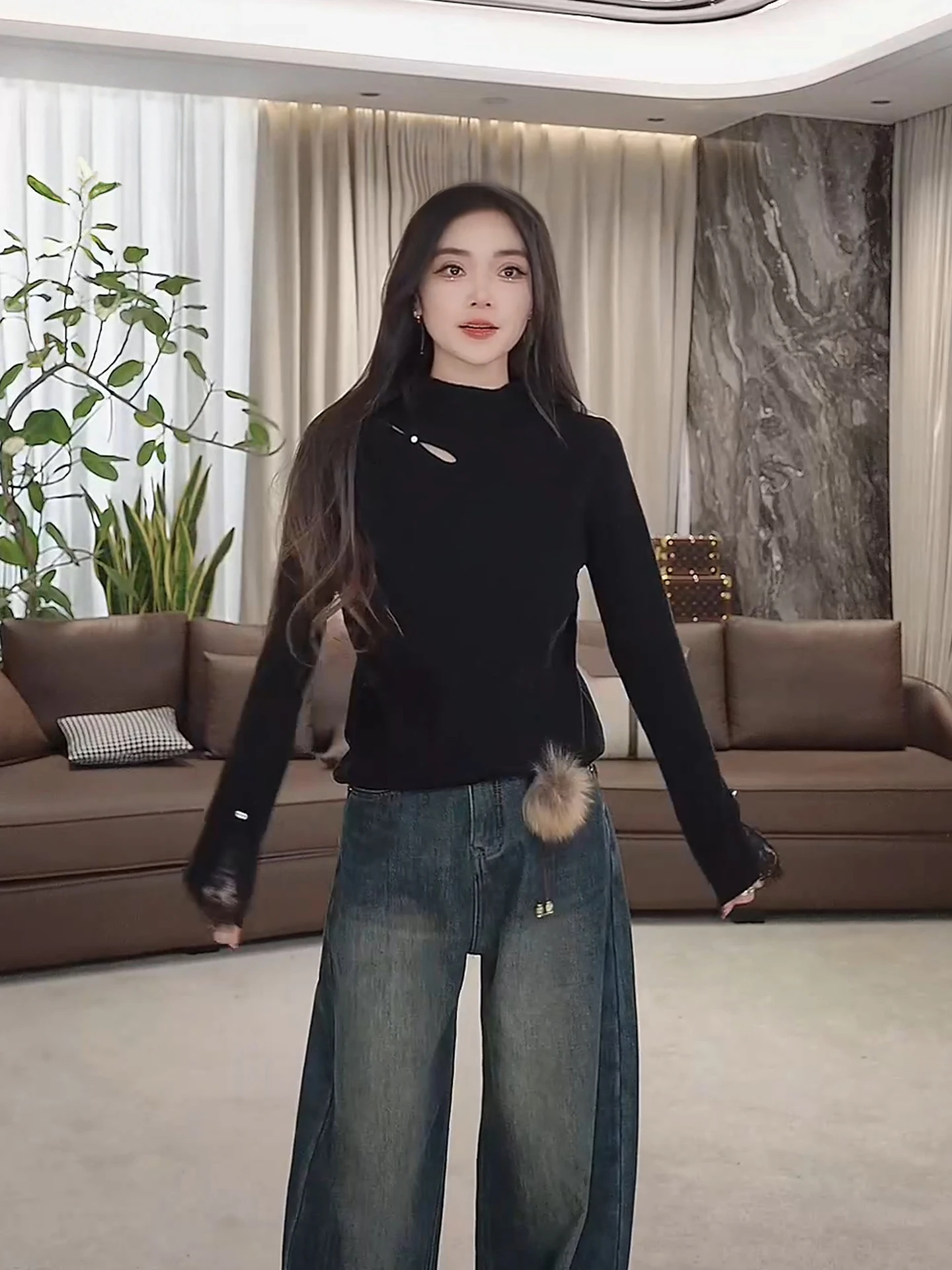 eila2026 Весенний повседневный вязаный свитер с вырезами на плечах и высоким воротником, однотонный, универсальный, для ношения как под одежду, так и поверх нее, женский
eila2026 Весенний повседневный вязаный свитер с вырезами на плечах и высоким воротником, однотонный, универсальный, для ношения как под одежду, так и поверх нее, женский