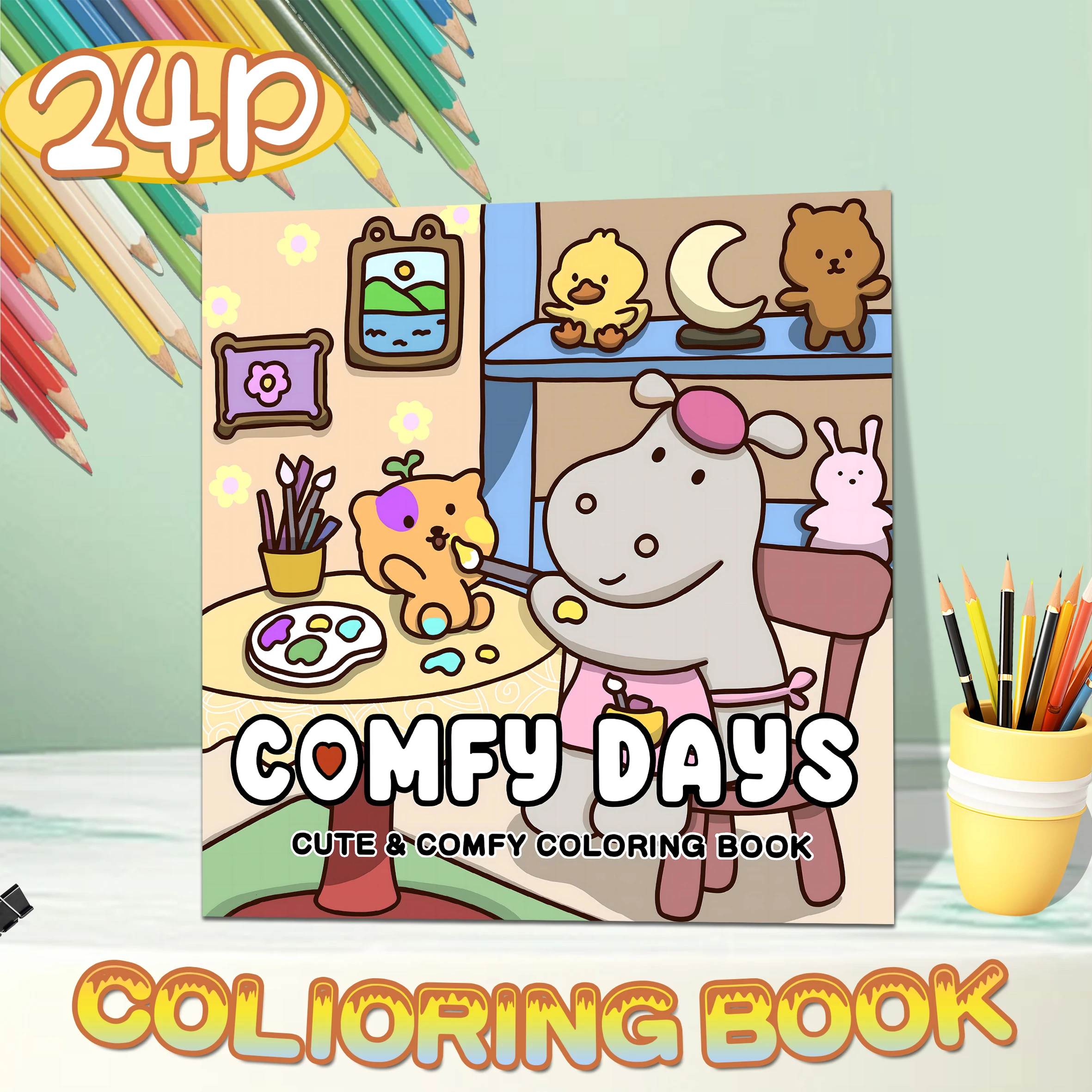 24-сторонняя книга удобных дней для студентов рисовать анимационными историями красочные иллюстрации для подростков и взрослых
24-сторонняя книга удобных дней для студентов рисовать анимационными историями красочные иллюстрации для подростков и взрослых