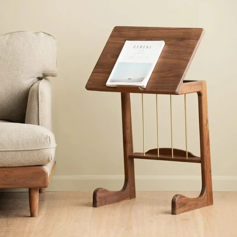 X188 Современный скандинавский диван из массива дерева, боковой журнальный столик для гостиной, регулируемый маленький столик, угловой столик из черного ореха для спальни
X188 Современный скандинавский диван из массива дерева, боковой журнальный столик для гостиной, регулируемый маленький столик, угловой столик из черного ореха для спальни