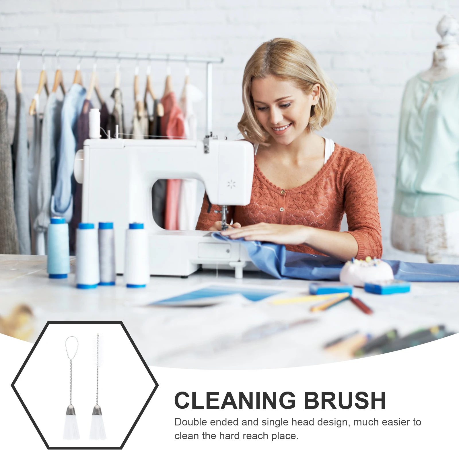 3pcs Cleaning Brush for Sewing Machine Premium Plastic Stainless Steel Lint Fluff Remover Bobbin Case Narrow Neck Slot Home
3pcs Cleaning Brush for Sewing Machine Premium Plastic Stainless Steel Lint Fluff Remover Bobbin Case Narrow Neck Slot Home