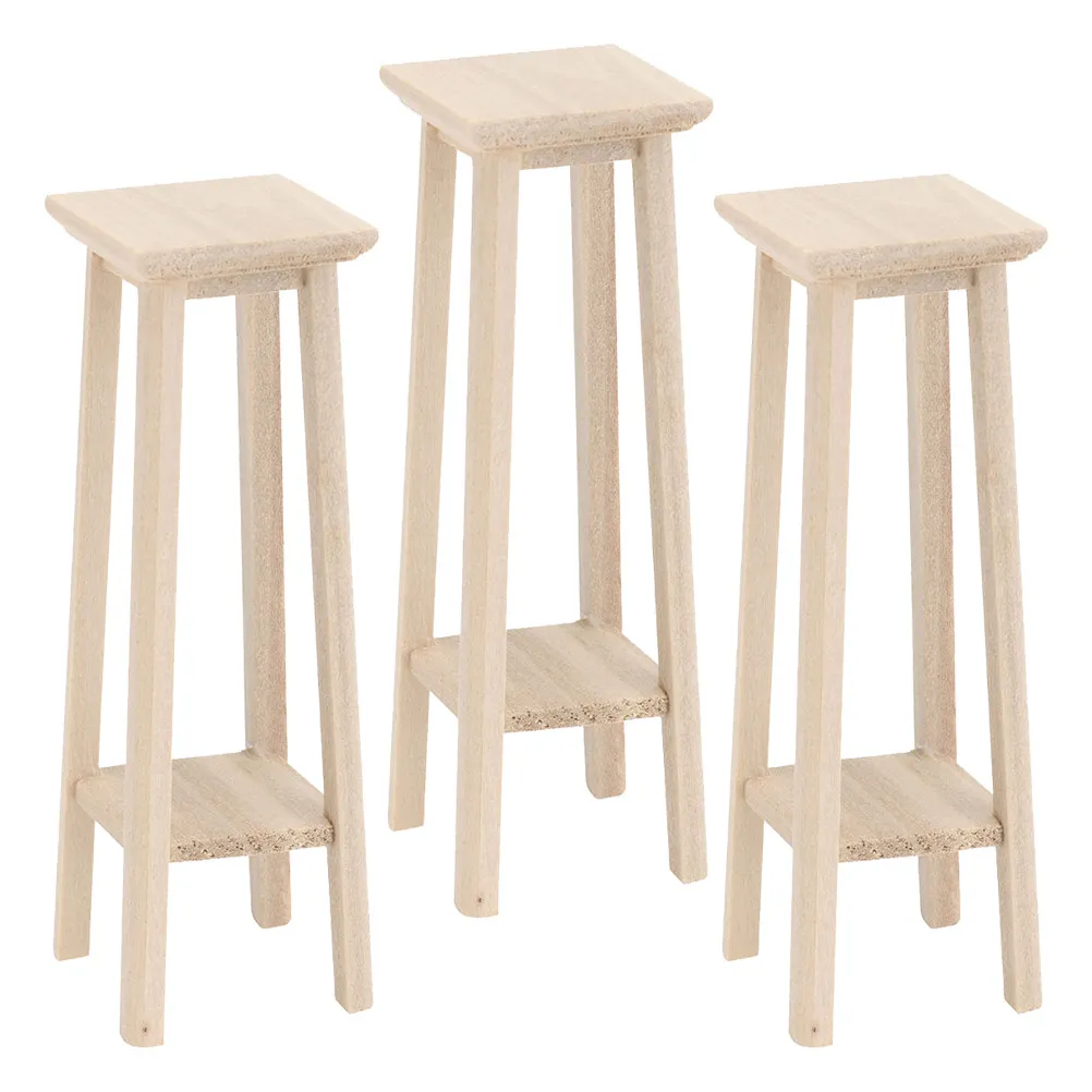 3Pcs Miniature Furniture Mini House Flower Stand Wooden High Stool Rack Small Plant Display Shelf Decorative Storage Ornament
3Pcs Miniature Furniture Mini House Flower Stand Wooden High Stool Rack Small Plant Display Shelf Decorative Storage Ornament
