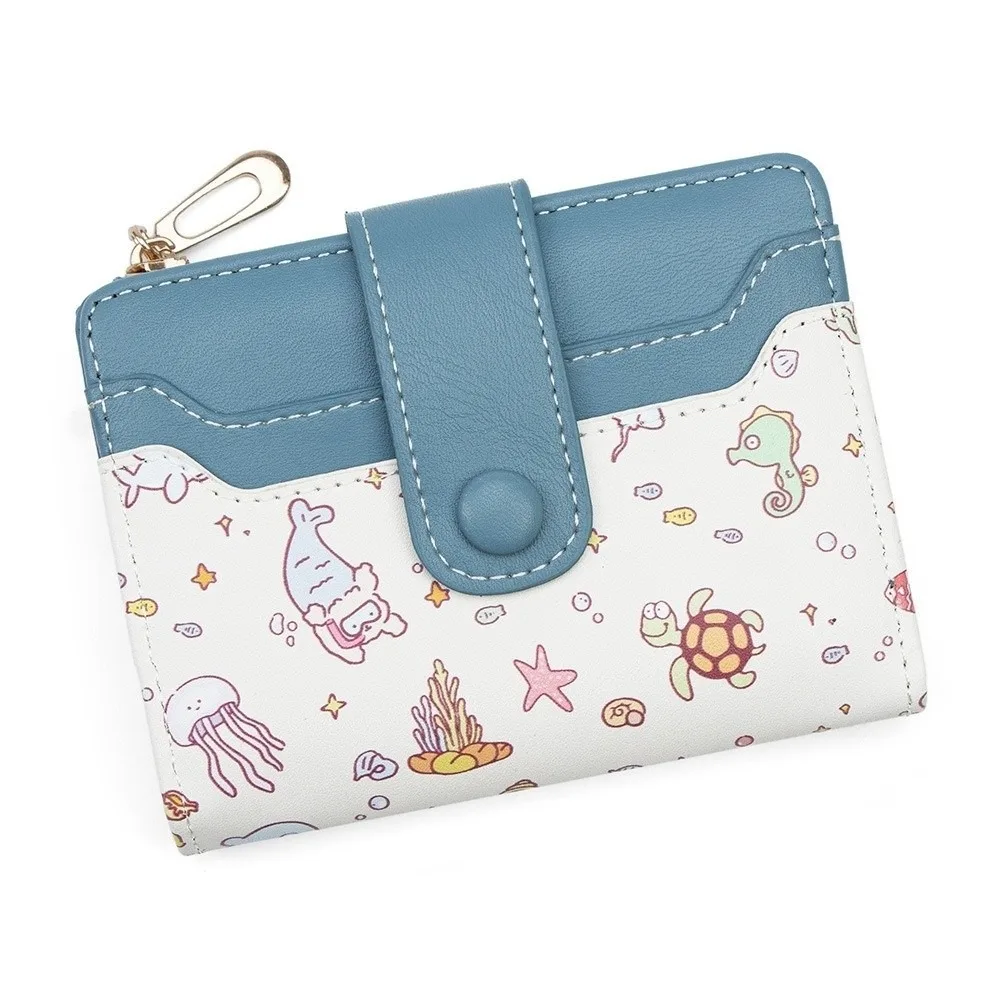 Portable PU Leather Bifold Purse Zipper Multi-card Slot Woman Wallet Storage Soft Cartoon Card Holder Women Girl
Portable PU Leather Bifold Purse Zipper Multi-card Slot Woman Wallet Storage Soft Cartoon Card Holder Women Girl