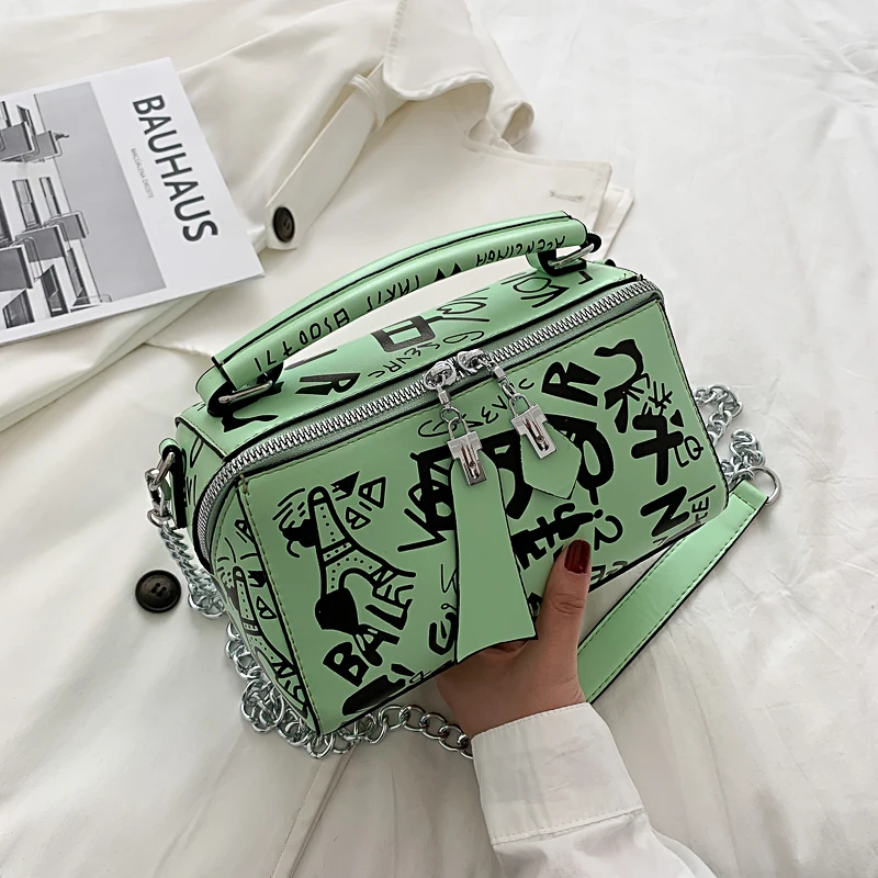 Fashion Design Women Leather Handbags Crossbody Bags for Women Graffiti Handbags
Fashion Design Women Leather Handbags Crossbody Bags for Women Graffiti Handbags