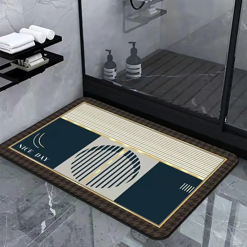 Water Absorbent Door Mat Cute Wear Resistant Bathroom Entrance Modern Style Synthetic Rubber Floor Mat for Kitchen And Bathrooms
Water Absorbent Door Mat Cute Wear Resistant Bathroom Entrance Modern Style Synthetic Rubber Floor Mat for Kitchen And Bathrooms