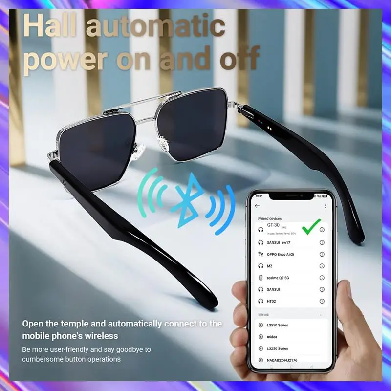 L71A Smart Sunglasses Glasses Music Glasses Outdoor Sports Waterproof Anti-UV Bluetooth Glasses Call For Men Women
L71A Smart Sunglasses Glasses Music Glasses Outdoor Sports Waterproof Anti-UV Bluetooth Glasses Call For Men Women