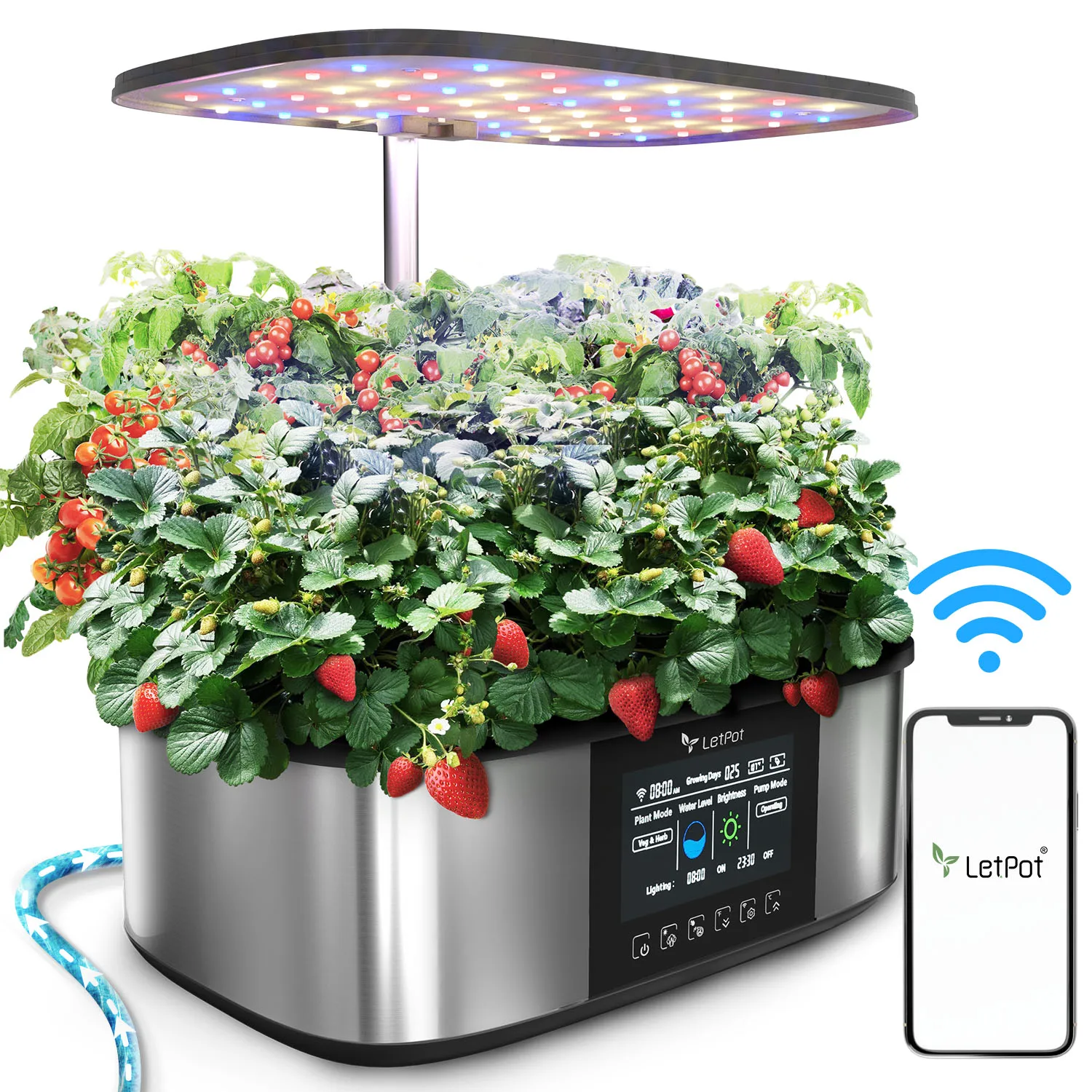 LetPot LPH-Max 21 Pods 4-in-1 Automatic Hydroponics Growing System with App Control
LetPot LPH-Max 21 Pods 4-in-1 Automatic Hydroponics Growing System with App Control