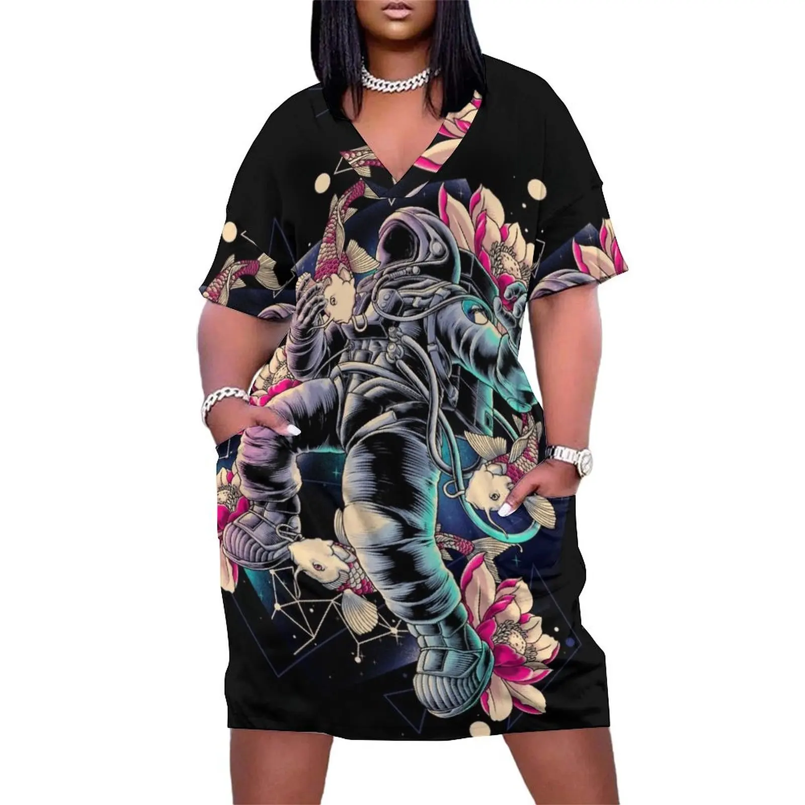 Deep Space Loose Pocket Dress women clothing 2025 new arrivals festival outfit women luxury evening dress woman for wedding
Deep Space Loose Pocket Dress women clothing 2025 new arrivals festival outfit women luxury evening dress woman for wedding