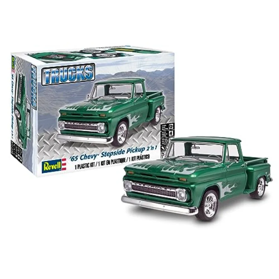 '65 Chevy Stepside Pickup 2N1, Green
'65 Chevy Stepside Pickup 2N1, Green