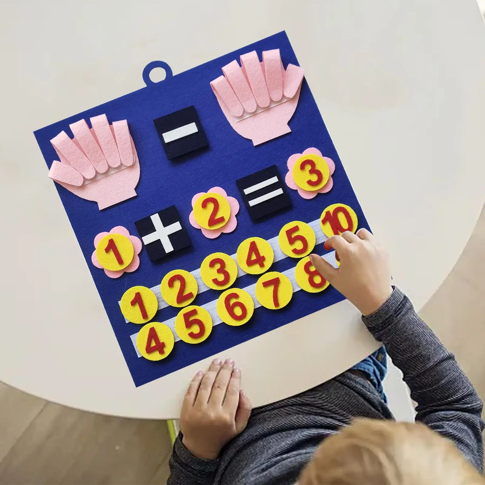 Finger Number Learning Counting Felt Board Teaching Aids Hand Number Math Toy for Boys Girls 3+ Year Old Children Birthday Gifts
Finger Number Learning Counting Felt Board Teaching Aids Hand Number Math Toy for Boys Girls 3+ Year Old Children Birthday Gifts