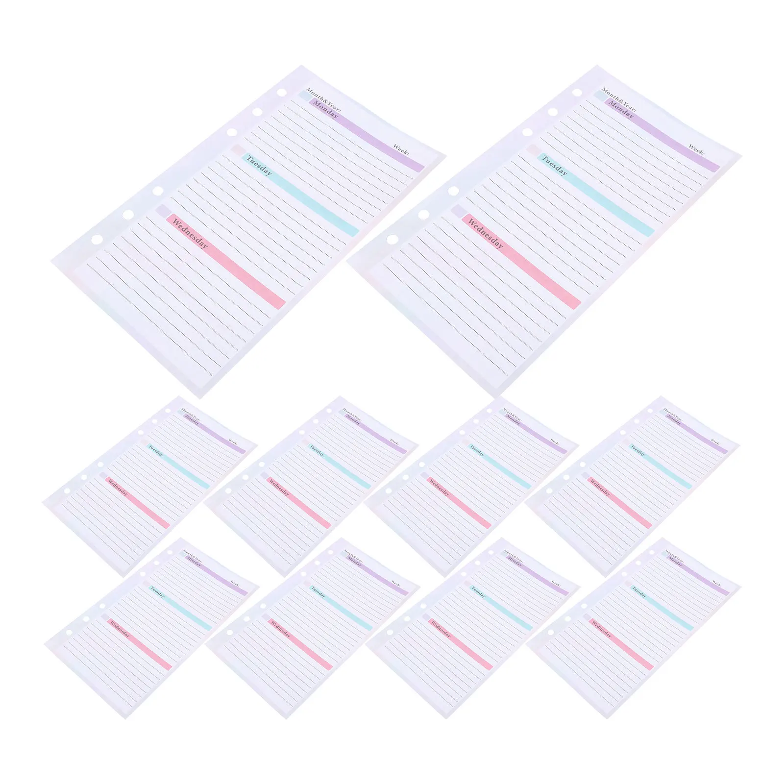 54 Sheets Weekly Planner Notepad Undated Refillable Spiral Desk Organizer Large Weekly Desk Planner for Work School Home Office
54 Sheets Weekly Planner Notepad Undated Refillable Spiral Desk Organizer Large Weekly Desk Planner for Work School Home Office