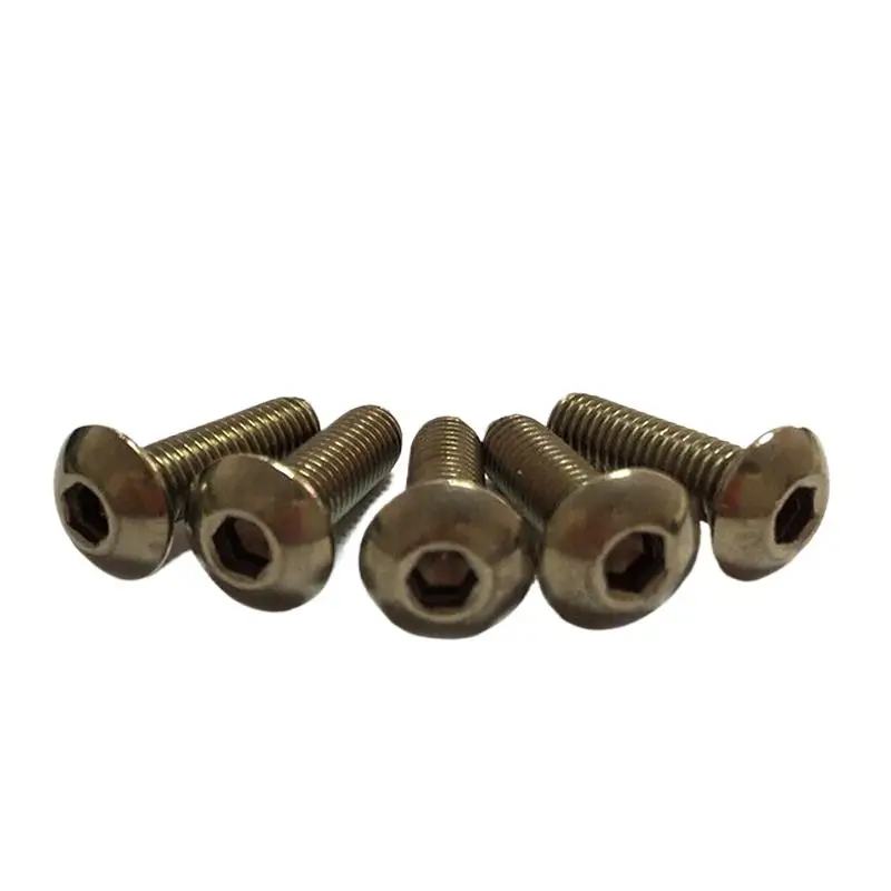 50pcs/lot M5*L Pure Titanium button head socket screw titanium alloy small screw GR2 ISO7380 M5*8/10/12/14/16-/3035/40/45
50pcs/lot M5*L Pure Titanium button head socket screw titanium alloy small screw GR2 ISO7380 M5*8/10/12/14/16-/3035/40/45