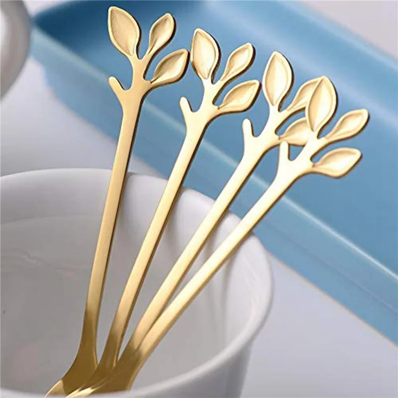 80PCS Dessert Spoon And Fork Set Cake Fork Coffee Spoon Creative Fruit Fork Stainless Steel -Gold
80PCS Dessert Spoon And Fork Set Cake Fork Coffee Spoon Creative Fruit Fork Stainless Steel -Gold
