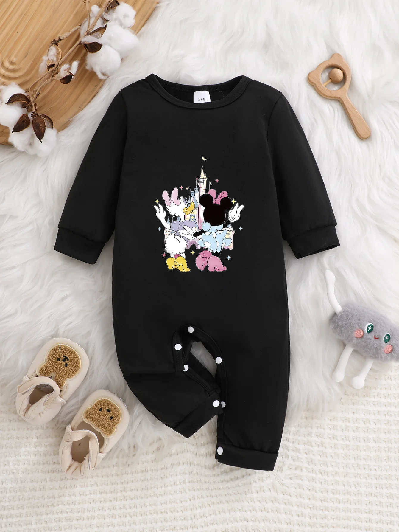 【Официально лицензированный】 Комбинезон с длинными рукавами Disney Minnie&Daisy Baby | Милый печатный стиль
【Официально лицензированный】 Комбинезон с длинными рукавами Disney Minnie&Daisy Baby | Милый печатный стиль