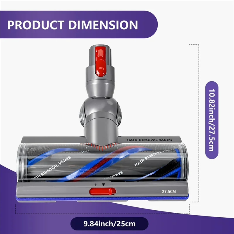 【Exclusive-Deal!】High Torque Replacement Head For Dyson V10 V11 V15 Model Cordless Vacuum Cleaners, Part No. 970100-05
【Exclusive-Deal!】High Torque Replacement Head For Dyson V10 V11 V15 Model Cordless Vacuum Cleaners, Part No. 970100-05