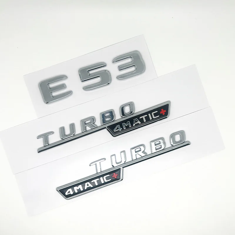 3D ABS Chrome Car Letters Logo E53 Fender TURBO 4MATIC Emblem Badge Rear Star AMG Sticker For Mercedes Benz AMG E53 W213 W212
3D ABS Chrome Car Letters Logo E53 Fender TURBO 4MATIC Emblem Badge Rear Star AMG Sticker For Mercedes Benz AMG E53 W213 W212