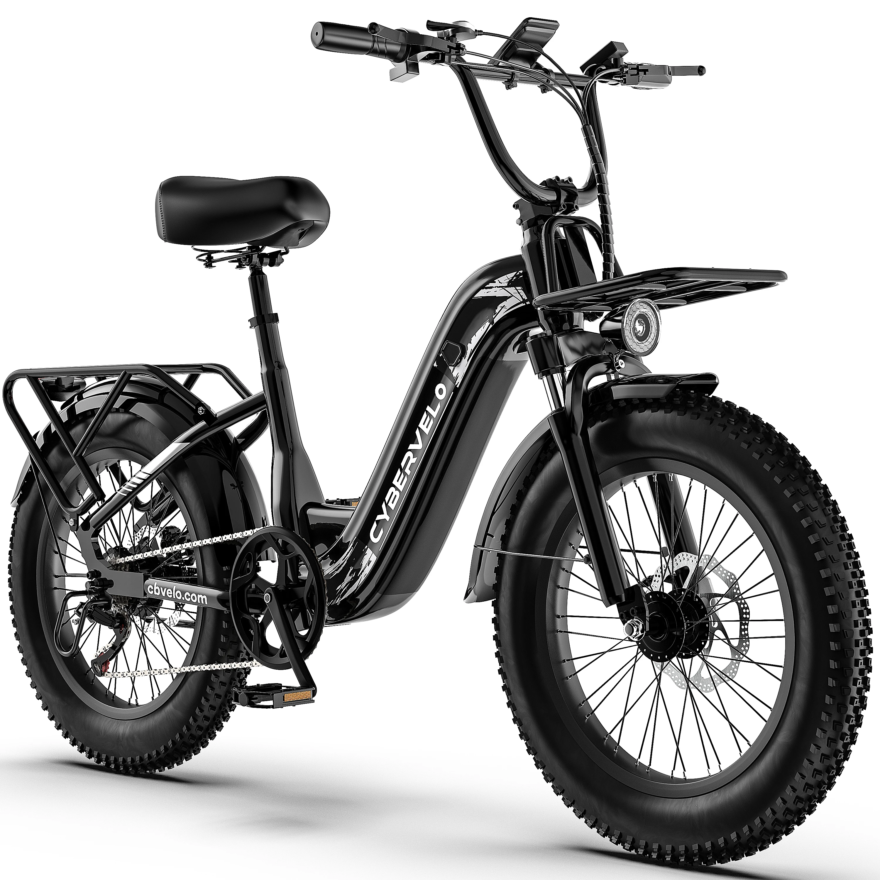 1000W Peak Step-Through Electric Bike for Adults, 20 Inch Fat Tire Commuter Ebike, 48V 20Ah Removable Battery 7-Speed Gear System Equipped with Wider Saddle Basket & Kickstand EK8
1000W Peak Step-Through Electric Bike for Adults, 20 Inch Fat Tire Commuter Ebike, 48V 20Ah Removable Battery 7-Speed Gear System Equipped with Wider Saddle Basket & Kickstand EK8