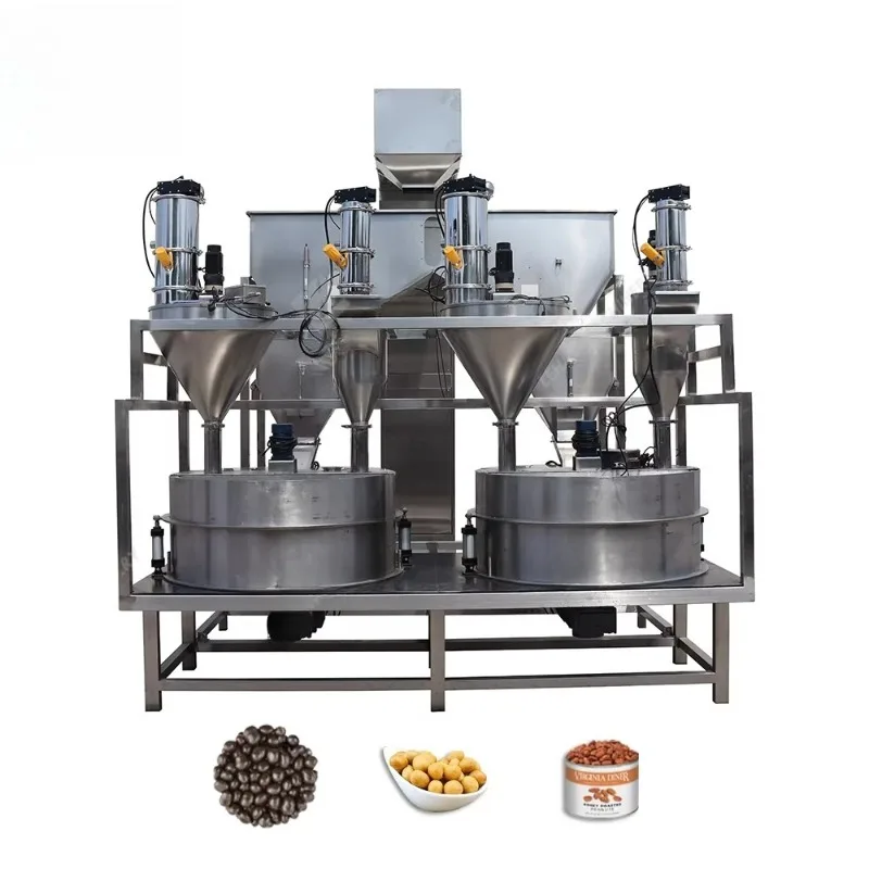 Industrial Automatic 25kg Snack Flavor Chocolate Coating Pan Peanut Sugar Panning Machine for Sale
Industrial Automatic 25kg Snack Flavor Chocolate Coating Pan Peanut Sugar Panning Machine for Sale