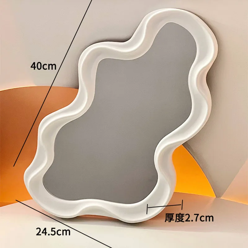 Makeup Shower Mirror Garden Aesthetic Living Room Irregular Table Wall Standing Bedroom Mirror Modern Spiegels Home Decoration
Makeup Shower Mirror Garden Aesthetic Living Room Irregular Table Wall Standing Bedroom Mirror Modern Spiegels Home Decoration
