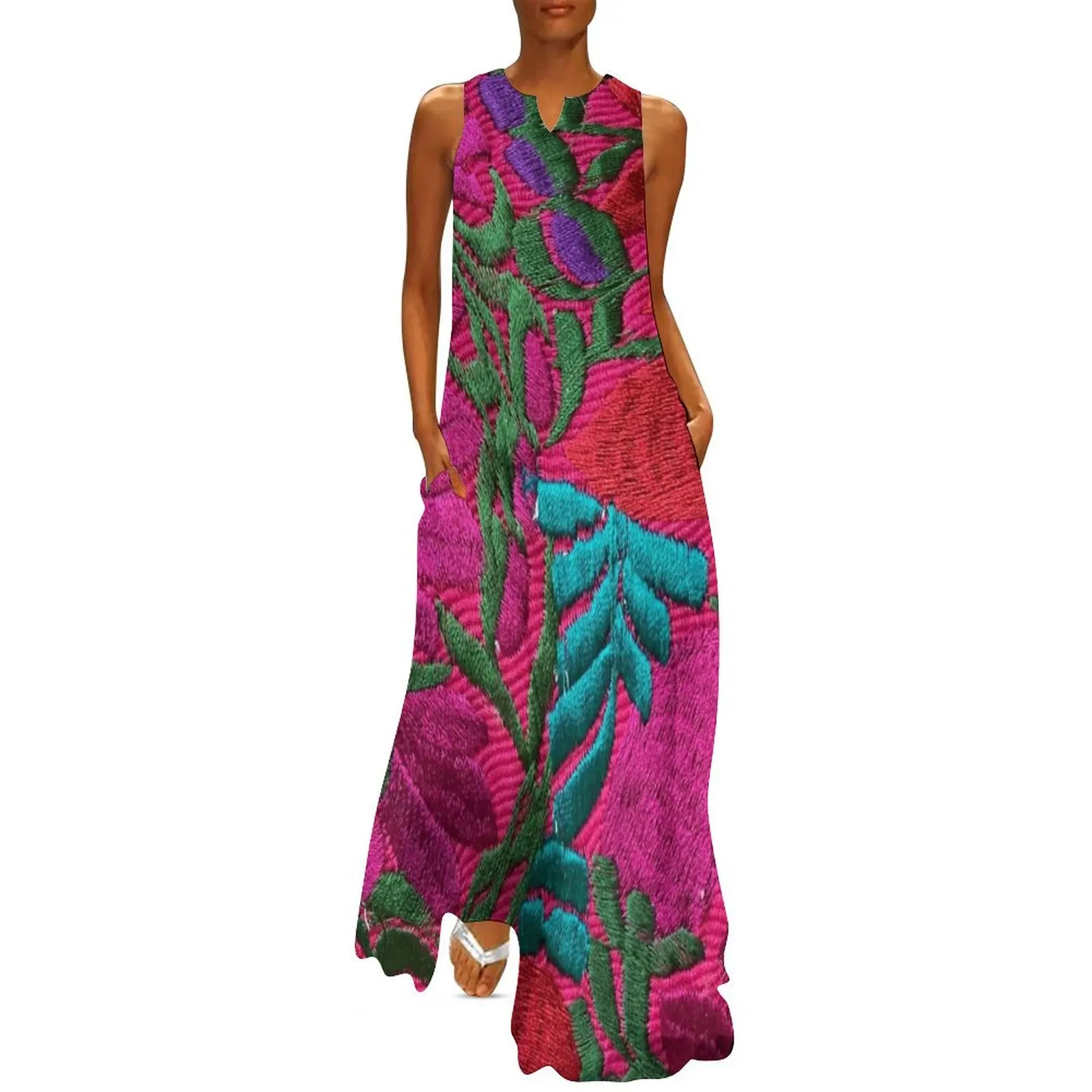 Mexican Embroidered Long Dress Woman clothing elegant party dress for women 2025 dress dresses Women's summer long
Mexican Embroidered Long Dress Woman clothing elegant party dress for women 2025 dress dresses Women's summer long