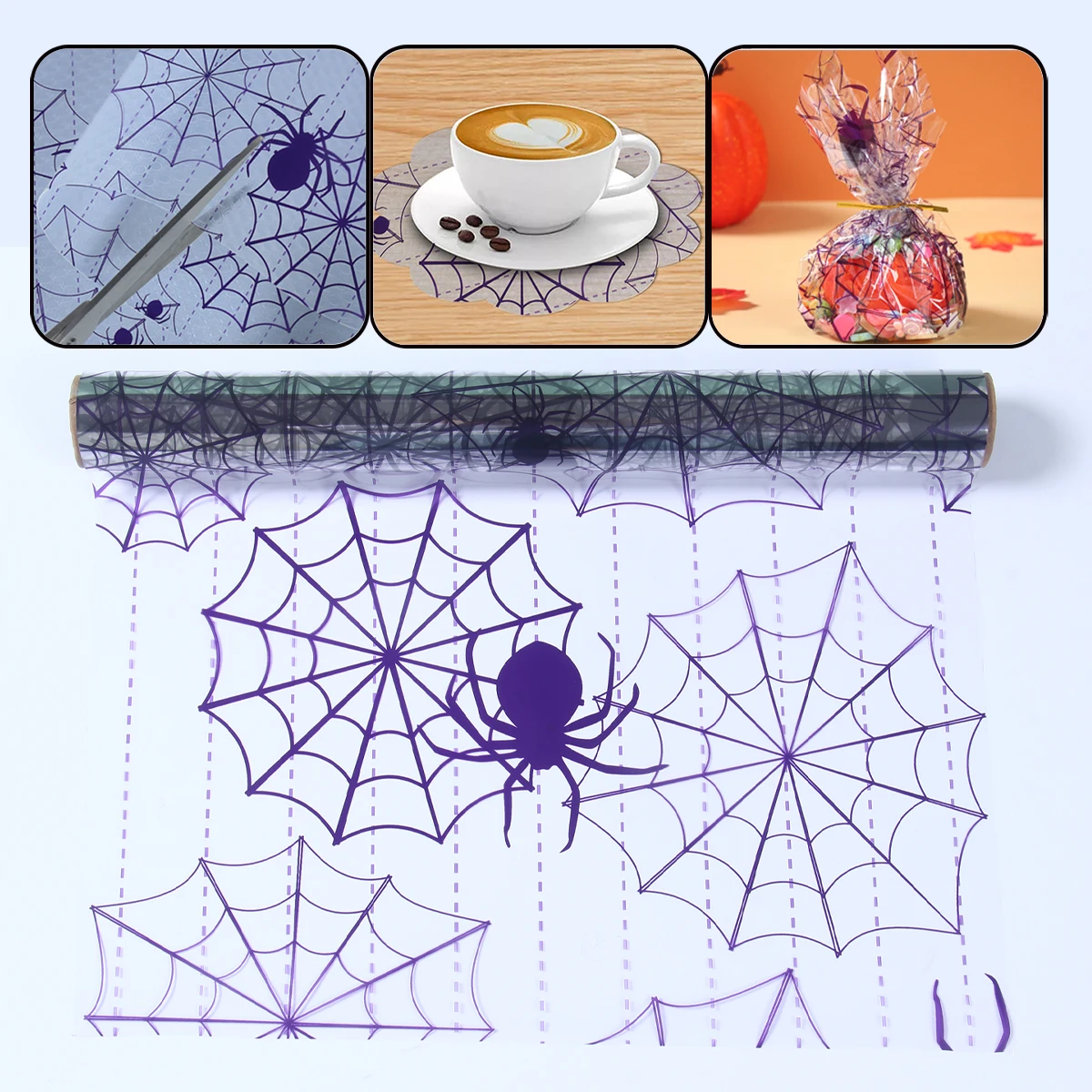 Halloween Gift Box Wrapping Paper Spider Web Happy Halloween Cellophane Wrap Roll Gift Box Packaging Paper Party Supplies
Halloween Gift Box Wrapping Paper Spider Web Happy Halloween Cellophane Wrap Roll Gift Box Packaging Paper Party Supplies