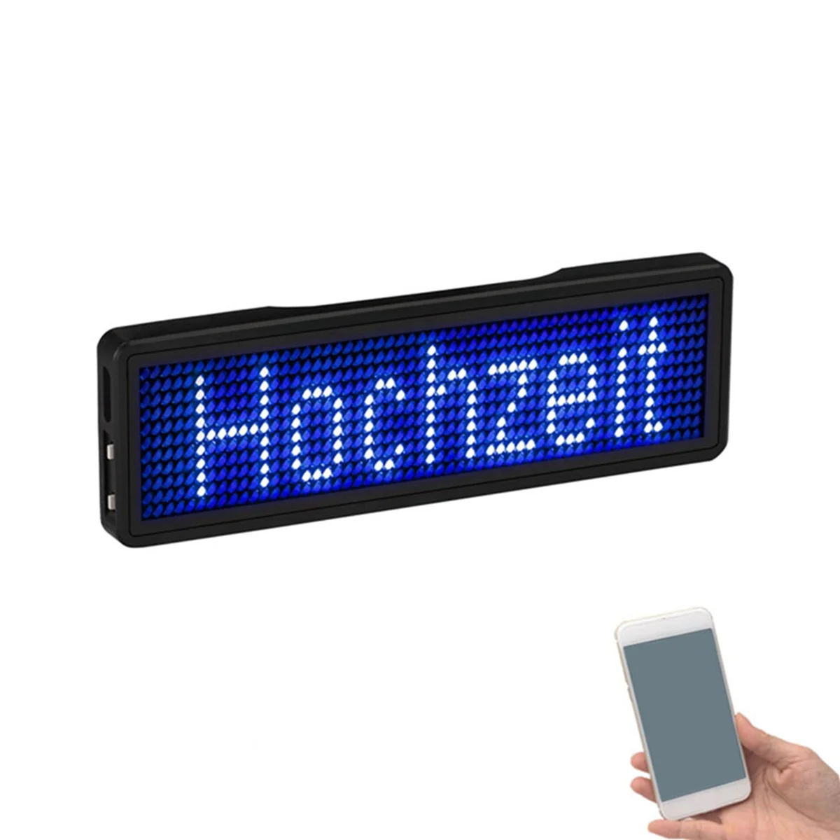 5X Bluetooth LED Name Badge Rechargeable Light Sign DIY Programmable Scrolling Message Board Display LED,Type 5-A74Z
5X Bluetooth LED Name Badge Rechargeable Light Sign DIY Programmable Scrolling Message Board Display LED,Type 5-A74Z